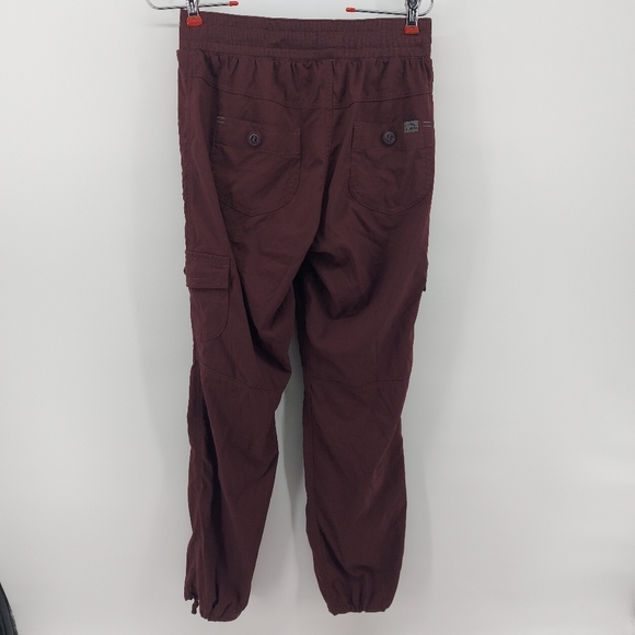 L.L. Bean  Vista Camp Pants, Straight-Leg Burgandy Size XS - Picture 6 of 10